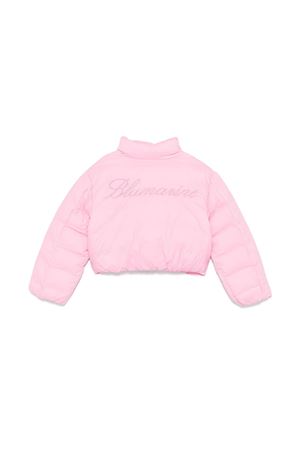 pink polyamide jacket MISS BLUMARINE KIDS | IF4045T2827X0604